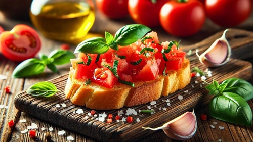 How to make tomato bruschetta