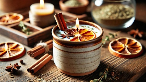 How to make natural and scented candles at home