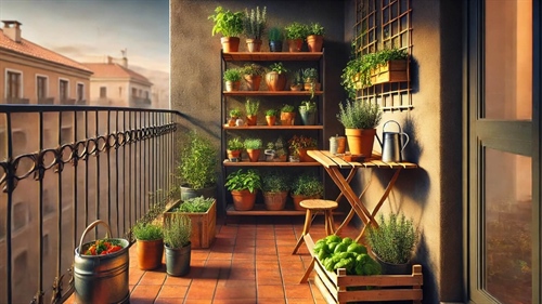 How to create a vegetable garden on your balcony