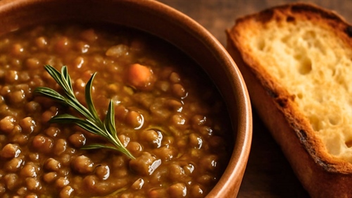 How to make Tuscan lentil soup