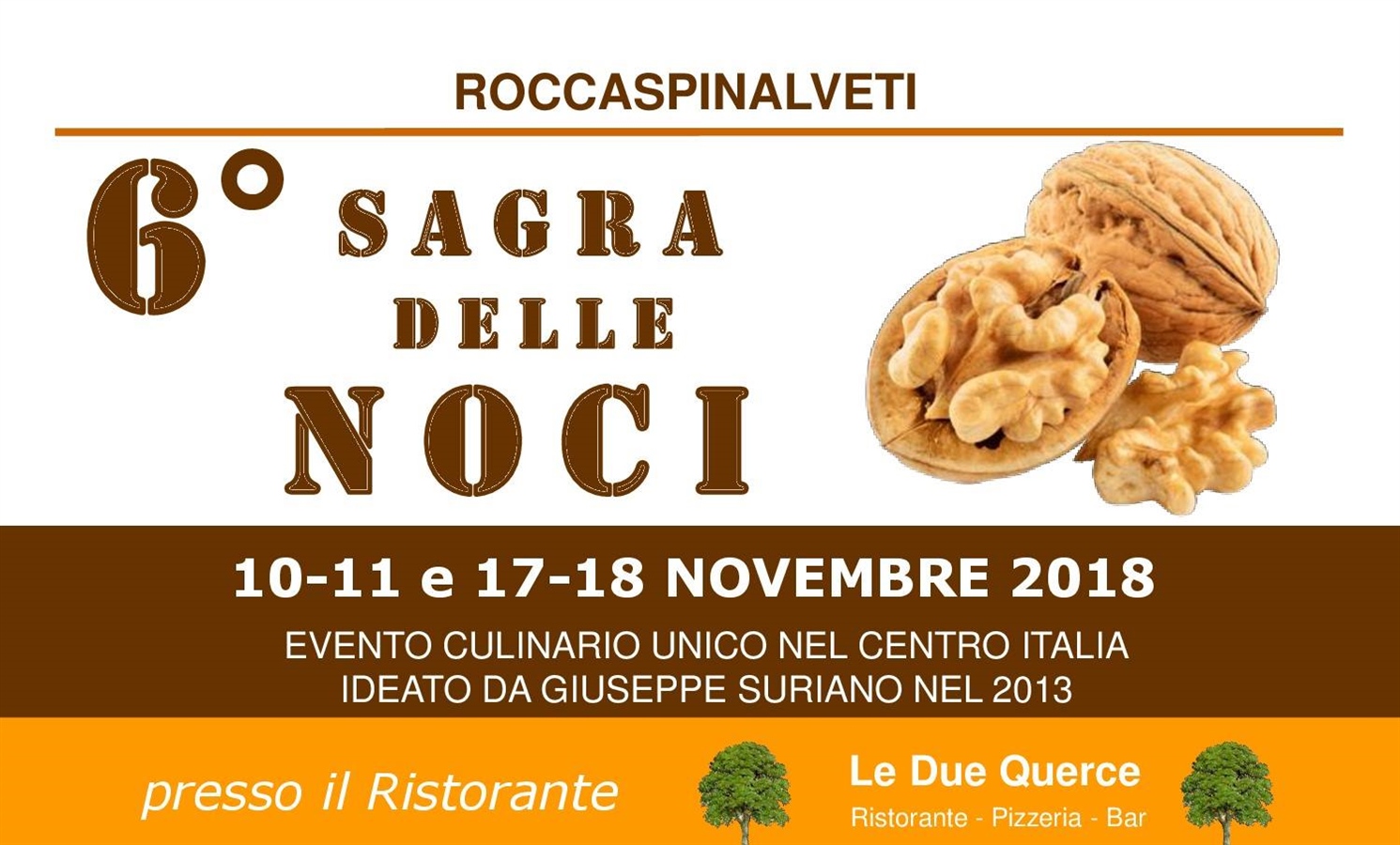 Sagra delle Noci di Roccaspinalveti - VI Edizione