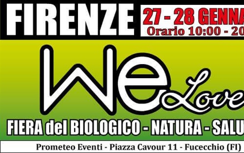 We Love Bio Florence 2018 - Organic, Wellness, Nature and Ecosustainability Exhibition