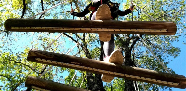 Parco Avventura del Colonnello Carsoli Aquila AQ Abruzzo Italia Ponte Sospeso