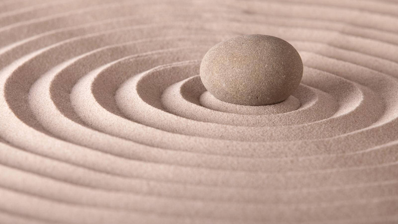 Simbolo zen di equilibrio
