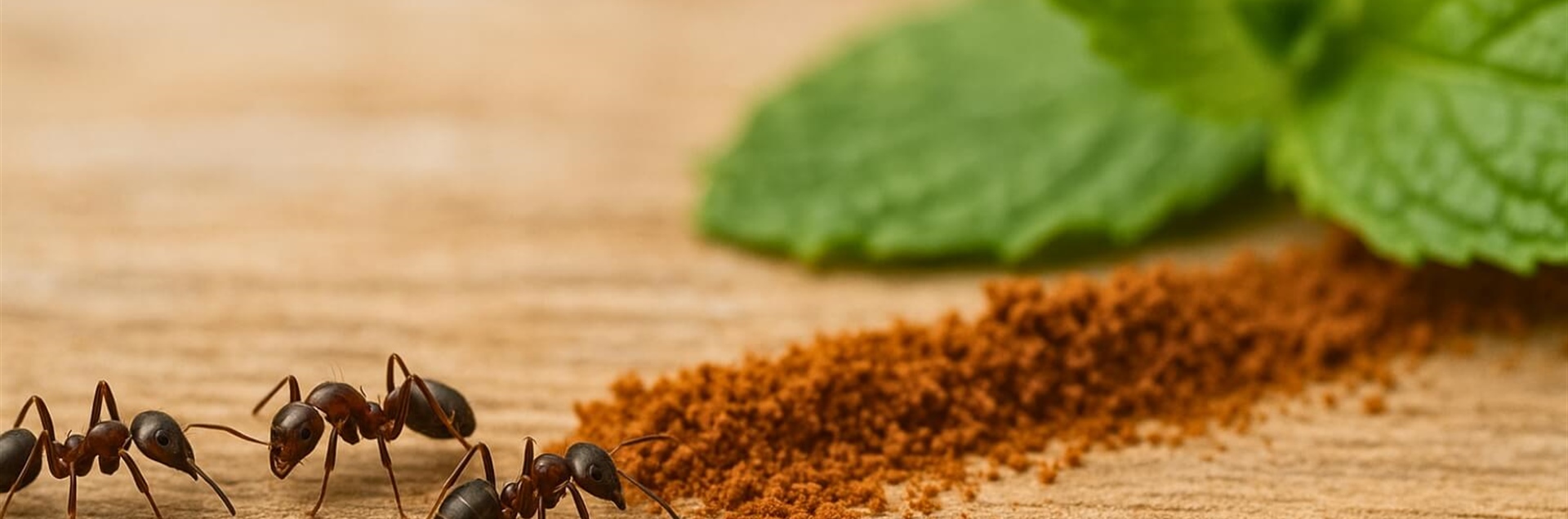 Natural remedies against ants