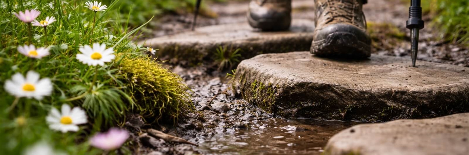 Senderismo primaveral entre floraciones y praderas frágiles: cómo caminar por los senderos sin dañar la vegetación