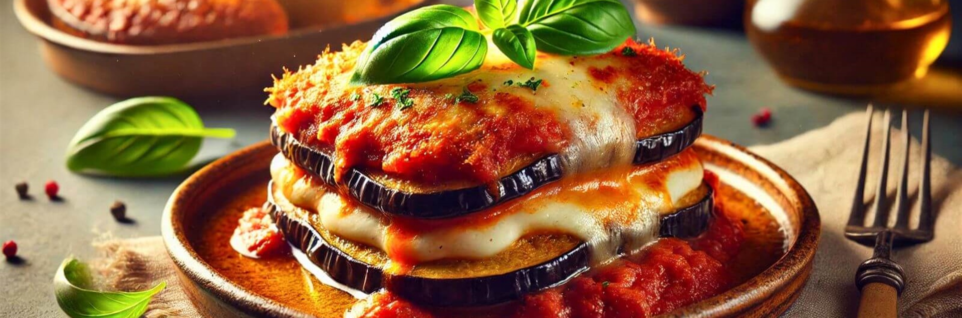 Wie man Auberginen-Parmigiana macht